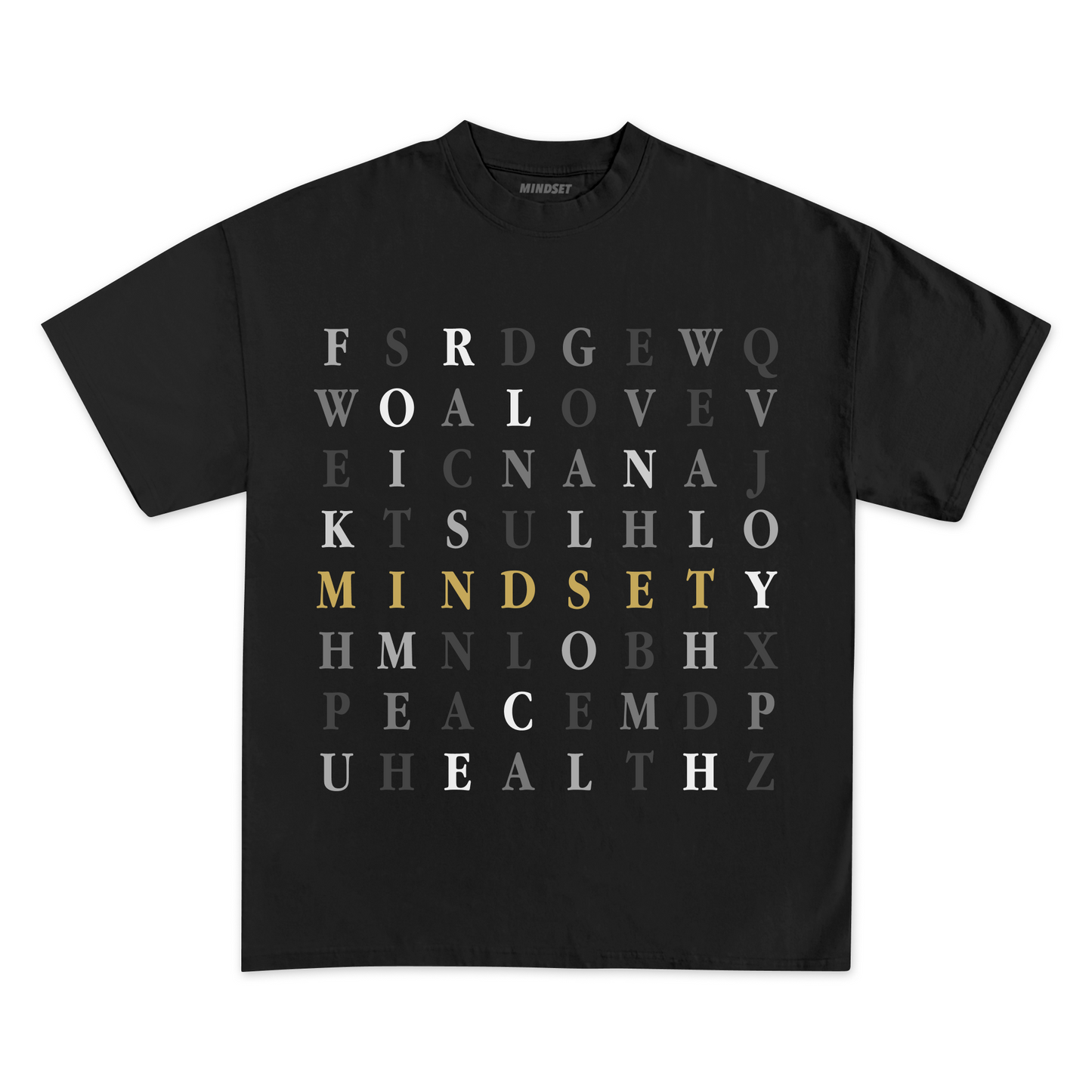 Mindset Word Search T-Shirt
